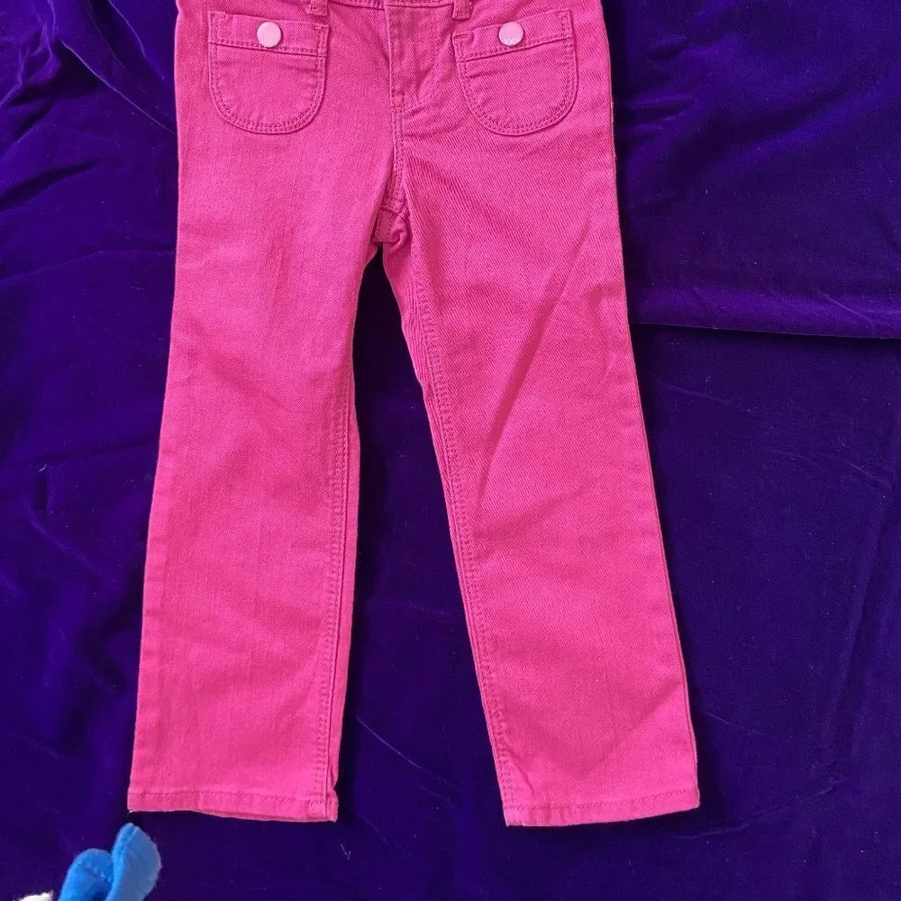 Gap Baby Denim Jeans Pink Stretch 3 Years